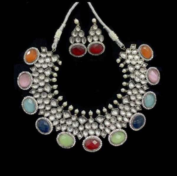 NAVRATAN KUNDAN NECKLACE