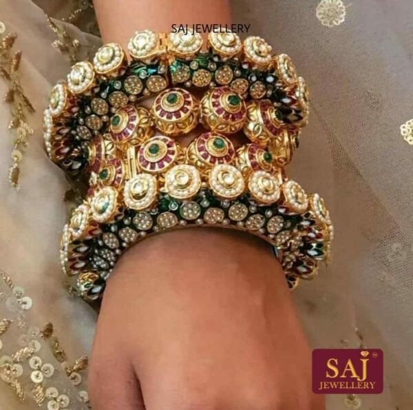 KUNDAN HEAVY RAJWADI BANGLES