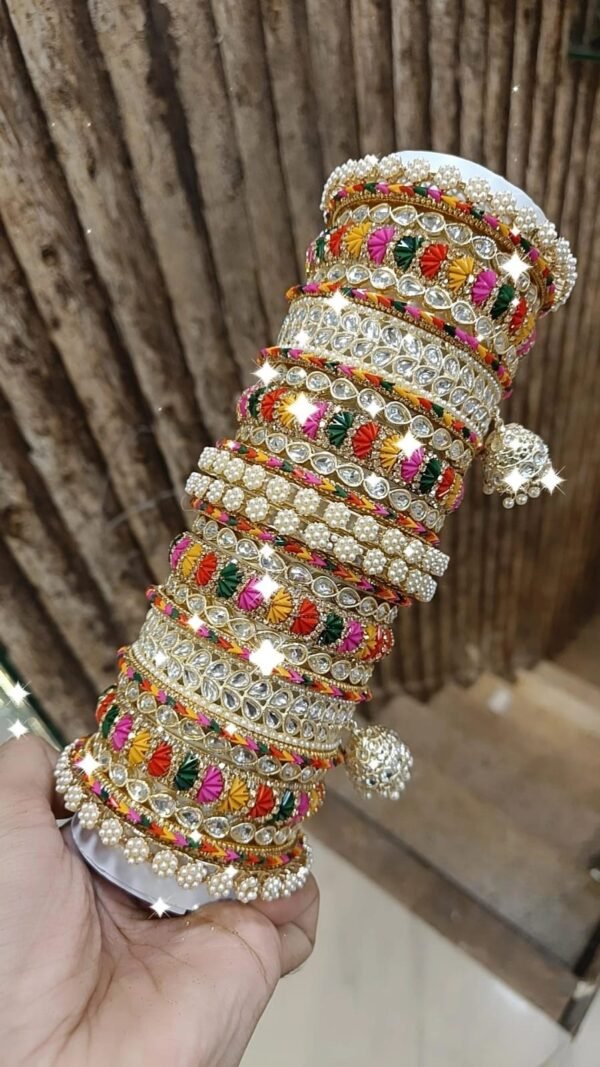 MULTI COLOUR BANGLE SET