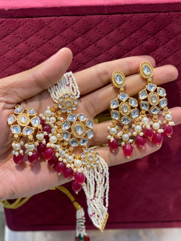 KUNDAN RUBY CHOKER SET