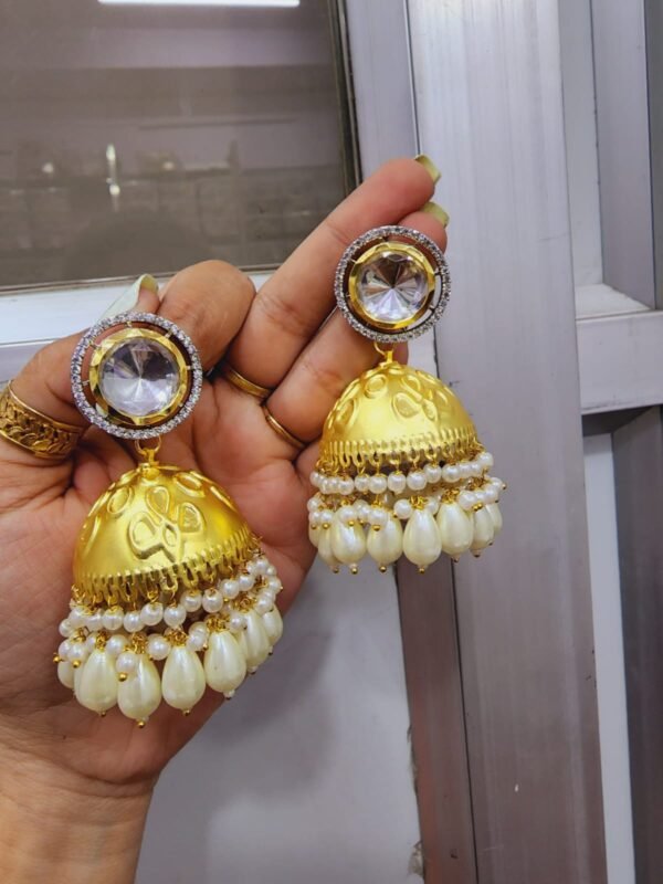KUNDAN BIG JHUMKI