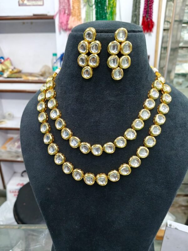KUNDAN DOUBLE LAYER NECKLACE