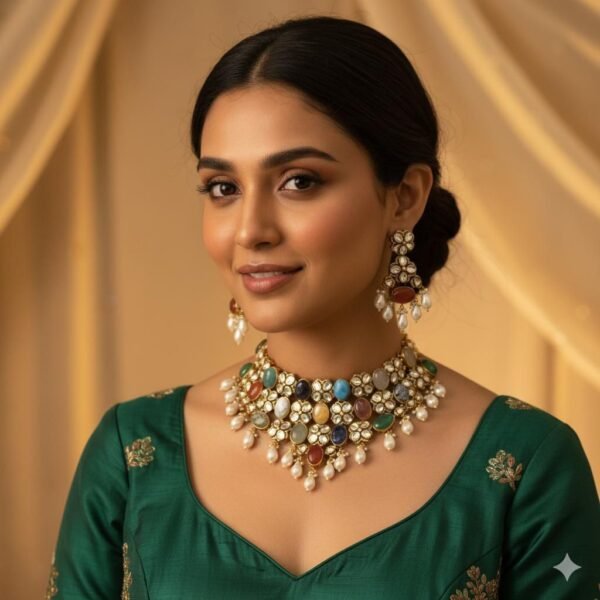 POLKI BRIDAL CHOKER SET