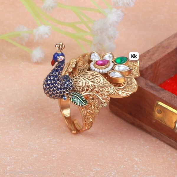 PEACOCK ADJUSTABLE RING