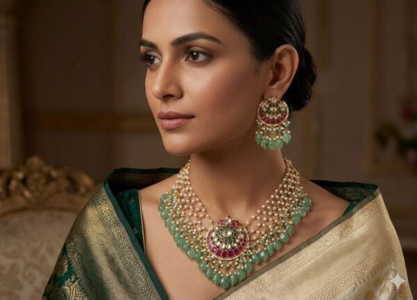 JADAU MEENAKARI NECKLACE